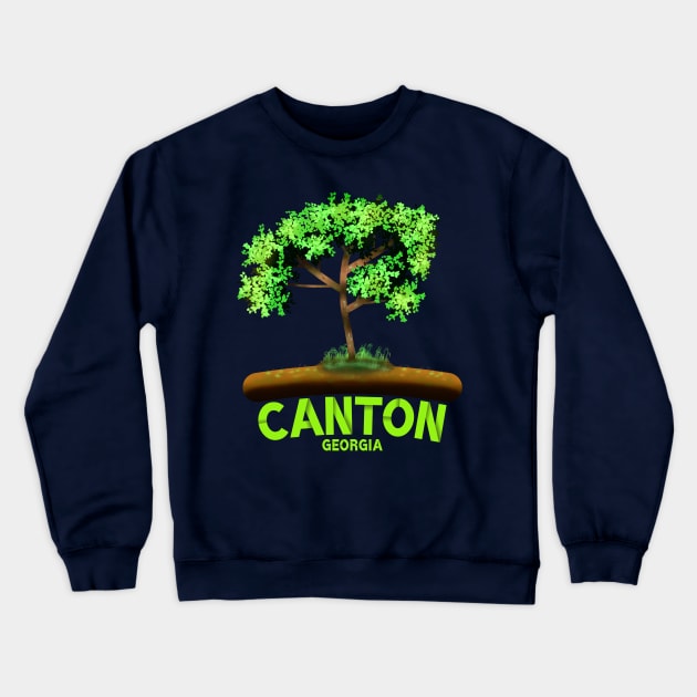 Canton Georgia Crewneck Sweatshirt by MoMido